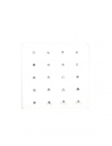 Nariz Barra Brillante 1.5mm Blanco - pack