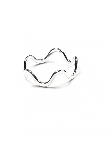 Anillo Plata Ondas 365