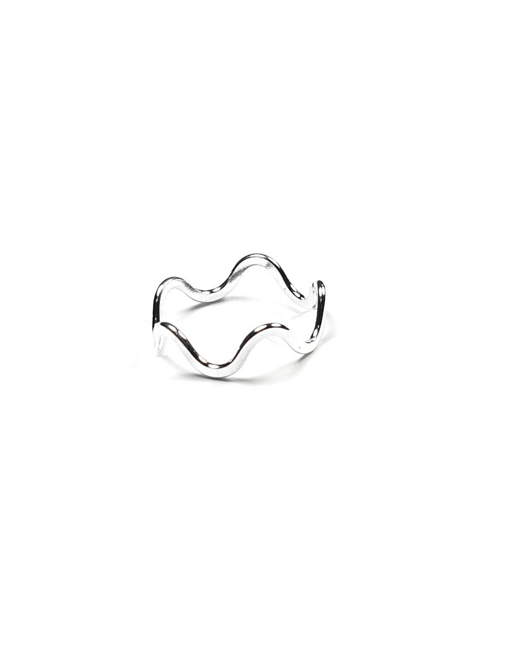 Anillo Plata Ondas 365