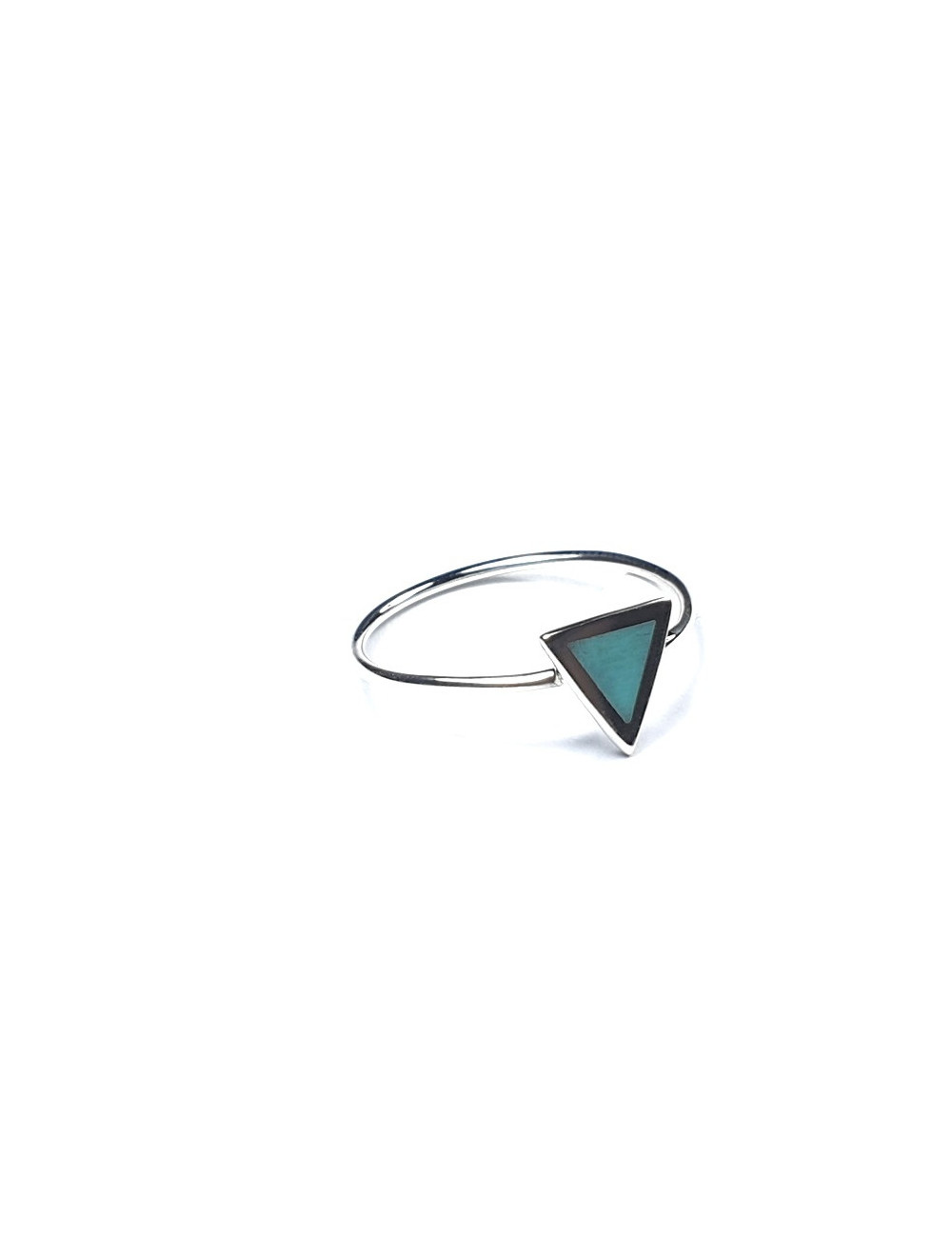 Anillo Triangulo Turquesa Anillo Triangulo Turquesa