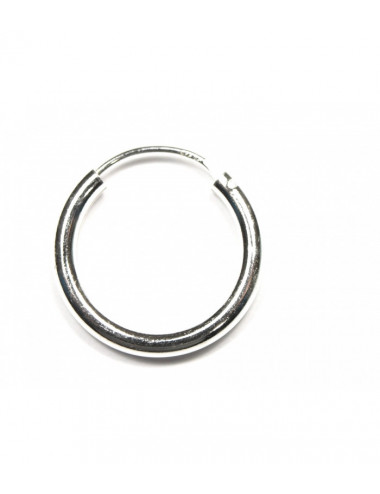 Aros Plata Liso 18 X 2.5mm