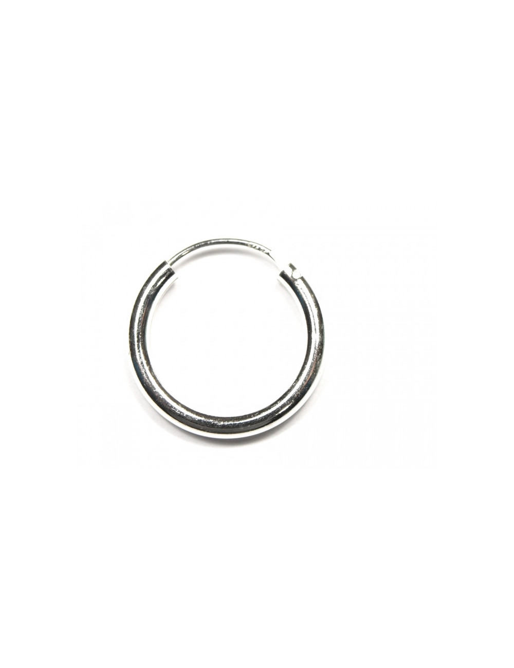 Aros Plata Liso 18 X 2.5mm