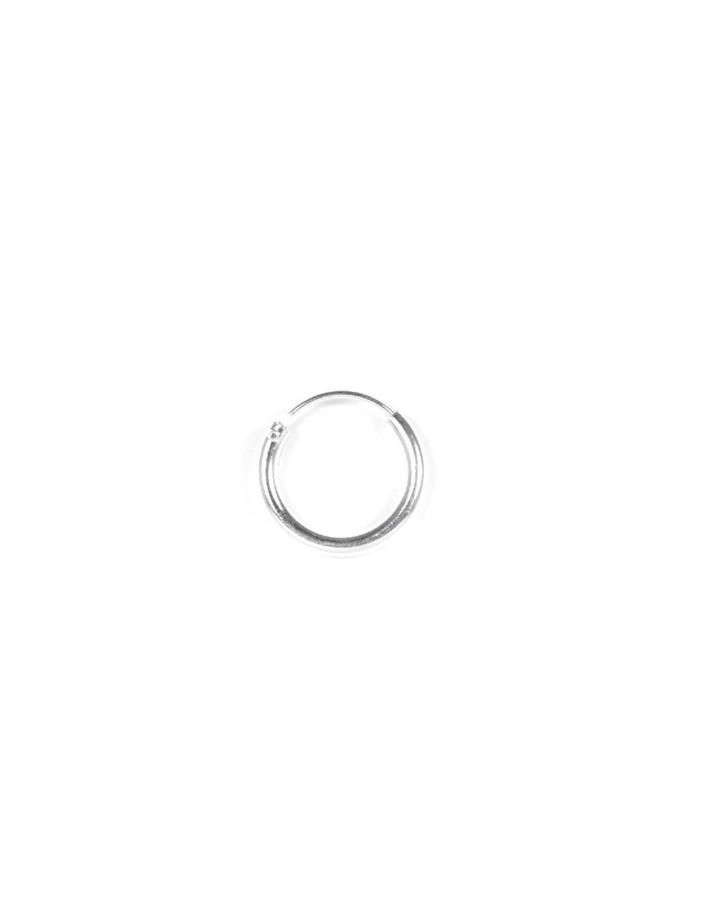 Aros Plata Liso 14 X 2mm