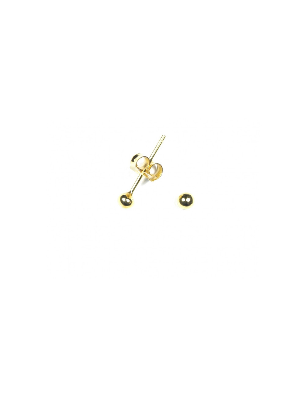 Pendientes Bola 3mm bañada Pendientes Bola 3mm bañada