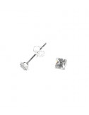 Pendientes Brillante 4mm Cuadrado