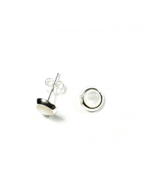 Pendientes Nacar 7mm