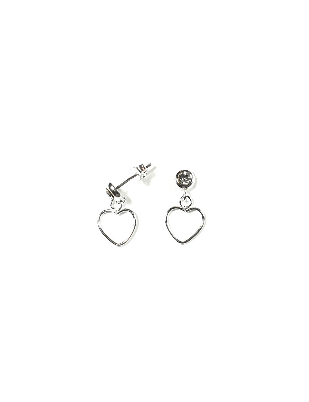 Pendientes Corazon Circonita