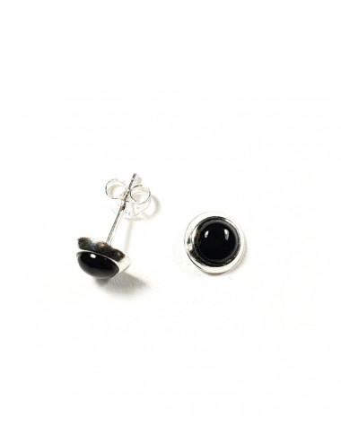 Pendientes Onix 7mm