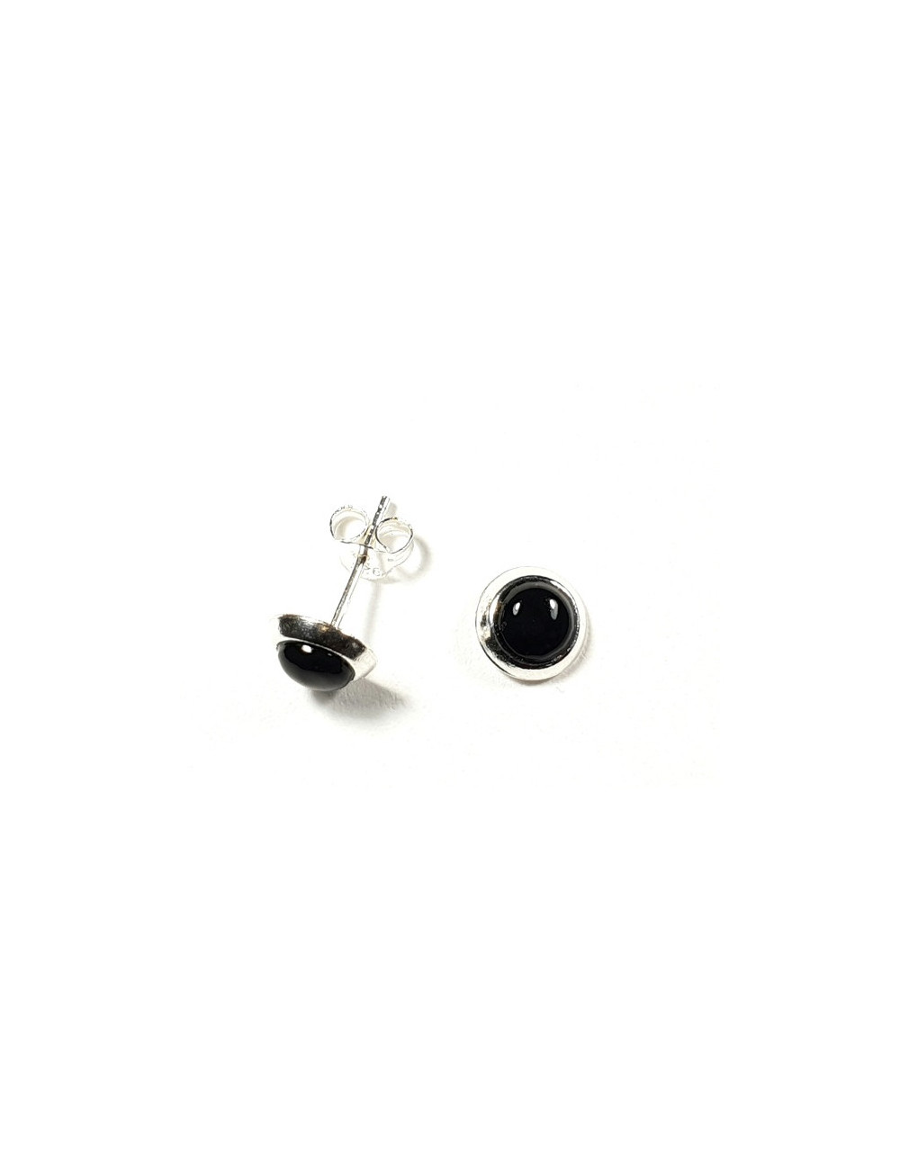 Pendientes Onix 7mm